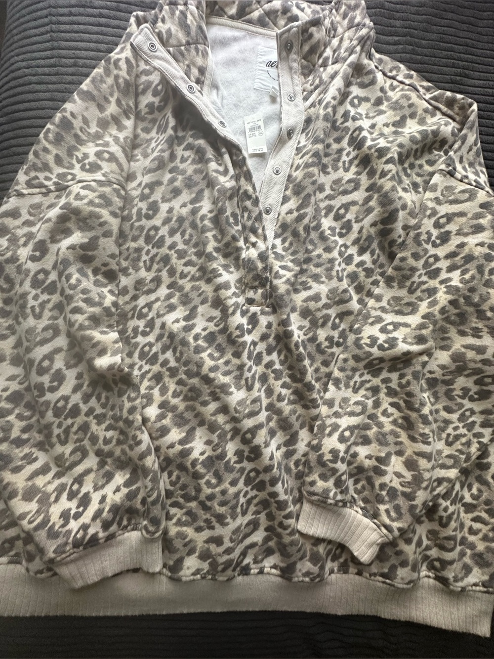 Aerie snap up sweater